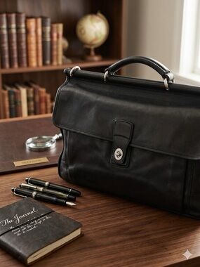 バッグ Vintage COACH Metropolitan Brief Bag Vintage Coach Rare Burgundy Metropolitan Briefcase Style 5180 Made